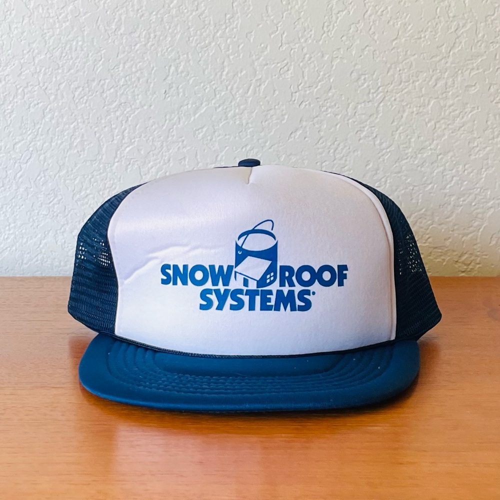 Vintage Snow Roof Systems Trucker Hat.
